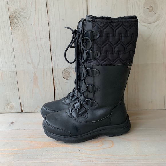 UGG Shoes - UGG ATLASON BLACK TALL LACE UP  WINTER BOOTS NEW
